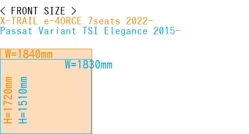 #X-TRAIL e-4ORCE 7seats 2022- + Passat Variant TSI Elegance 2015-